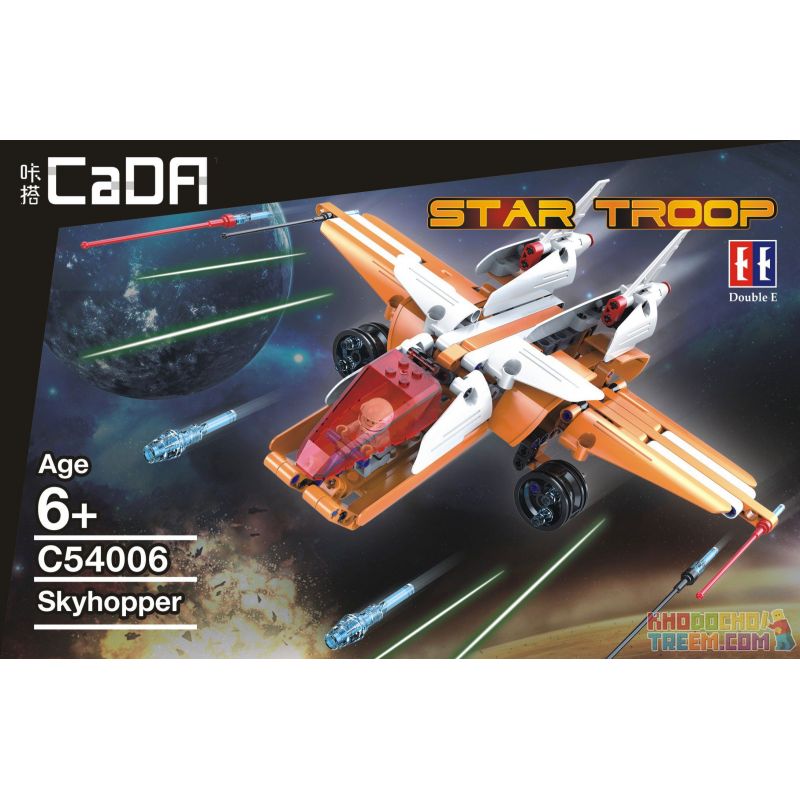 DOUBLEE CADA C54006 54006 non  MÁY BAY TRỰC THĂNG bộ đồ chơi xếp lắp ráp ghép mô hình Star Wars Chiến Tranh Giữa Các Vì Sao 287 khối