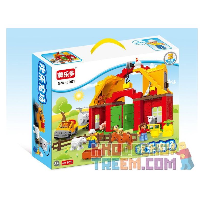 HYSTOYS HONGYUANSHENG AOLEDUOTOYS GM-5001 5001 GM5001 HG-1268 1268 HG1268 Xếp hình kiểu    Big Farm Nông Trại Nhỏ gồm 2 hộp nhỏ 76 khối HYSTOYS HONGYUANSHENG AOLEDUOTOYS GM-5001 5001 GM5001 HG-1268 1268 HG1268 Xếp hình kiểu    Big Farm Nông Trại Nhỏ gồm 2 hộp nhỏ 76 khối