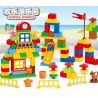 HYSTOYS HONGYUANSHENG AOLEDUOTOYS GM-5029 5029 GM5029 HG-1283 1283 HG1283 Xếp hình kiểu    Learning Paradise Thiên đường Học Tập gồm 2 hộp nhỏ 112 khối
