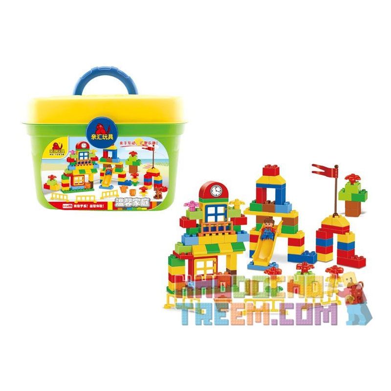 HYSTOYS HONGYUANSHENG AOLEDUOTOYS GM-5029 5029 GM5029 HG-1283 1283 HG1283 Xếp hình kiểu    Learning Paradise Thiên đường Học Tập gồm 2 hộp nhỏ 112 khối