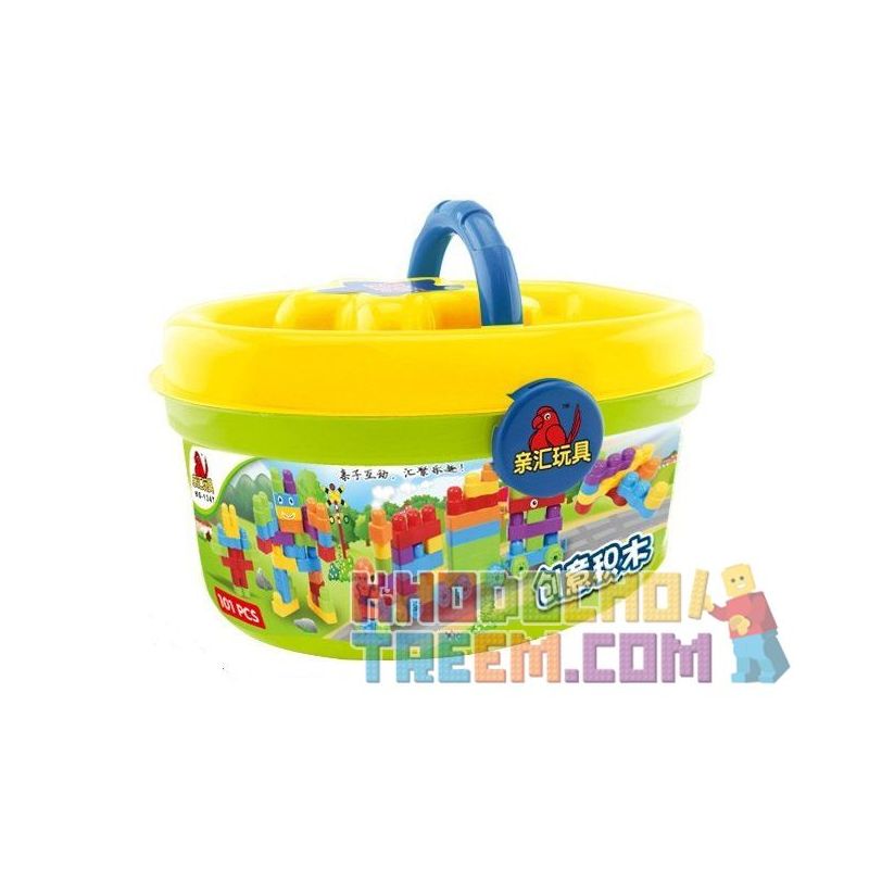 HYSTOYS HONGYUANSHENG AOLEDUOTOYS GM-5030C 5030C GM5030C HG-1347 1347 HG1347 Xếp hình kiểu    Creative Sáng Tạo gồm 2 hộp nhỏ 101 khối