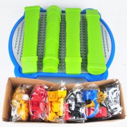 HYSTOYS HONGYUANSHENG AOLEDUOTOYS HG-1402 1402 HG1402 Xếp hình kiểu    Fire Story Câu Chuyện Cứu Hỏa Có Bàn 107 khối