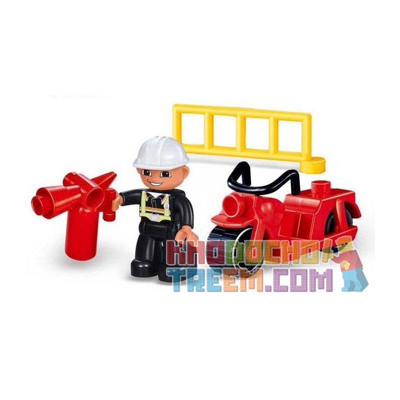 HYSTOYS HONGYUANSHENG AOLEDUOTOYS HG-1367 1367 HG1367 Xếp hình kiểu    Fire Story Câu Chuyện Cứu Hỏa 101 khối