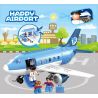HYSTOYS HONGYUANSHENG AOLEDUOTOYS GM-5014 5014 GM5014 HG-1204 1204 HG1204 Xếp hình kiểu    Happy Airport Sân Bay Nhộn Nhịp gồm 2 hộp nhỏ 30 khối