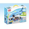 HYSTOYS HONGYUANSHENG AOLEDUOTOYS GM-5014 5014 GM5014 HG-1204 1204 HG1204 Xếp hình kiểu    Happy Airport Sân Bay Nhộn Nhịp gồm 2 hộp nhỏ 30 khối