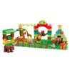 HYSTOYS HONGYUANSHENG AOLEDUOTOYS HG-1406 1406 HG1406 Xếp hình kiểu    Happy Zoo Sở Thú Vui Nhộn Có Bàn 87 khối