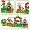 HYSTOYS HONGYUANSHENG AOLEDUOTOYS HG-1406 1406 HG1406 Xếp hình kiểu    Happy Zoo Sở Thú Vui Nhộn Có Bàn 87 khối