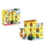 HYSTOYS HONGYUANSHENG AOLEDUOTOYS HG-1618 1618 HG1618 Xếp hình kiểu    Warm Family Gia đình ấm áp 93 khối