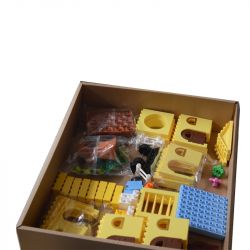 HYSTOYS HONGYUANSHENG AOLEDUOTOYS HG-1618 1618 HG1618 Xếp hình kiểu    Warm Family Gia đình ấm áp 93 khối