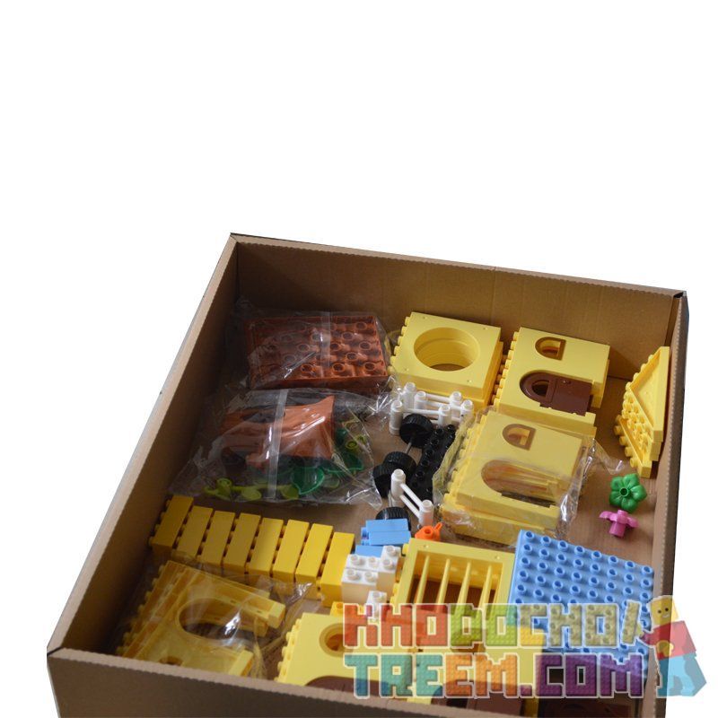 HYSTOYS HONGYUANSHENG AOLEDUOTOYS HG-1618 1618 HG1618 Xếp hình kiểu    Warm Family Gia đình ấm áp 93 khối