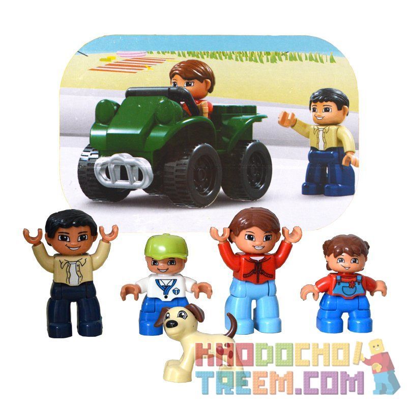 HYSTOYS HONGYUANSHENG AOLEDUOTOYS HG-1618 1618 HG1618 Xếp hình kiểu    Warm Family Gia đình ấm áp 93 khối