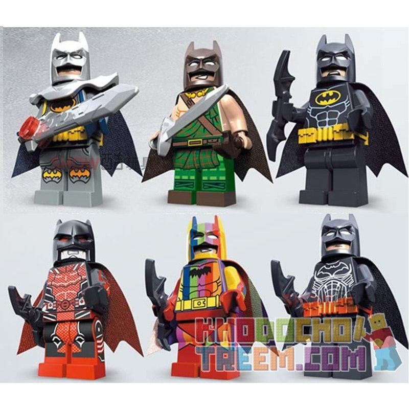 NOT Lego EXCALIBUR BATMAN FUN PACK TARTAN BATHERO 3000 RAINBOW ULTIMATE 71344 JISI 0268B 0269B 0270B 0271B 0272B 0273B xếp lắp ráp ghép mô hình Dimensions Các Chiều Không Gian 57 khối