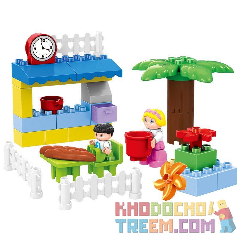 HUIMEI STAR CITY XING DOU CHENG HM072 Xếp hình kiểu    Happy Family Gia đình Vui Vẻ 92 khối