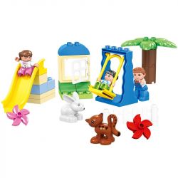 HUIMEI STAR CITY XING DOU CHENG HM072 Xếp hình kiểu    Happy Family Gia đình Vui Vẻ 92 khối