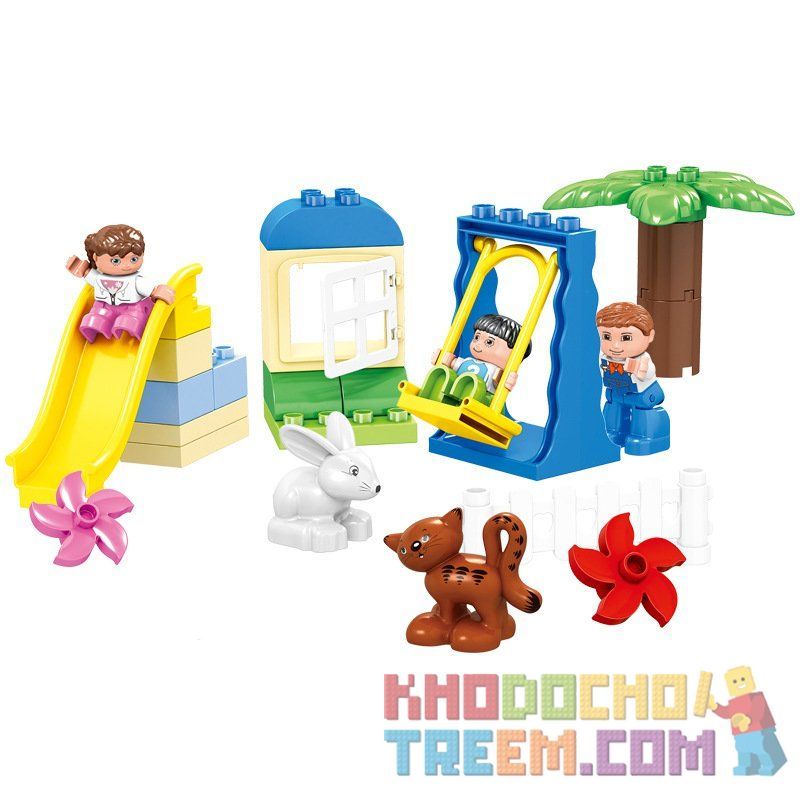 HUIMEI STAR CITY XING DOU CHENG HM072 Xếp hình kiểu    Happy Family Gia đình Vui Vẻ 92 khối