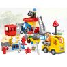 HUIMEI STAR CITY XING DOU CHENG HM076 Xếp hình kiểu    Urban Construction Engineering Team (Small) Công Trường Xây Dựng 51 khối