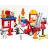 HUIMEI STAR CITY XING DOU CHENG HM077 Xếp hình kiểu    Consumer Rescue Lính Cứu Hỏa Giải Cứu Em Bé 52 khối