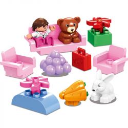 HUIMEI STAR CITY XING DOU CHENG HM078 Xếp hình kiểu    Princess Dream Castle Paradise Lâu đài Sân Chơi Nhỏ Của Công Chúa 59 khối