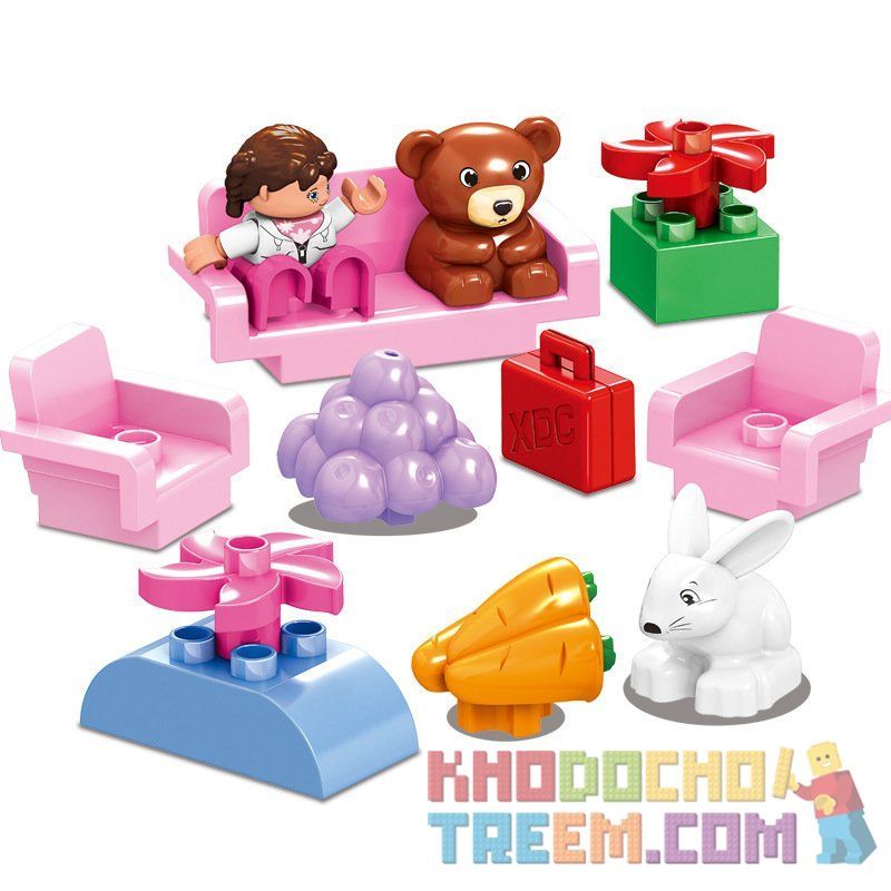 HUIMEI STAR CITY XING DOU CHENG HM078 Xếp hình kiểu    Princess Dream Castle Paradise Lâu đài Sân Chơi Nhỏ Của Công Chúa 59 khối