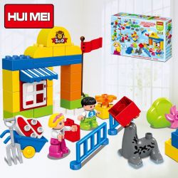 HUIMEI STAR CITY XING DOU CHENG HM079 Xếp hình kiểu    Suburban Happy Zoo Sở Thú Ngoại ô Vui Nhộn 63 khối HUIMEI STAR CITY XING DOU CHENG HM079 Xếp hình kiểu    Suburban Happy Zoo Sở Thú Ngoại ô Vui Nhộn 63 khối