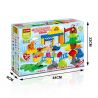 HUIMEI STAR CITY XING DOU CHENG HM079 Xếp hình kiểu    Suburban Happy Zoo Sở Thú Ngoại ô Vui Nhộn 63 khối