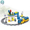 HUIMEI STAR CITY XING DOU CHENG HM325 Xếp hình kiểu    Puzzle Electric Building Blocks Police Trụ Sở điên Của Cảnh Sát 59 khối
