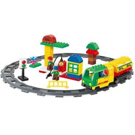 HUIMEI STAR CITY XING DOU CHENG HM326 Xếp hình kiểu    The Railroad Đường Sắt 59 khối