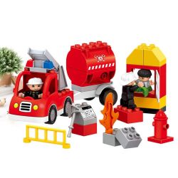 HUIMEI STAR CITY XING DOU CHENG HM067 Xếp hình kiểu    Fire Rescue Cứu Hỏa Tòa Nhà 86 khối