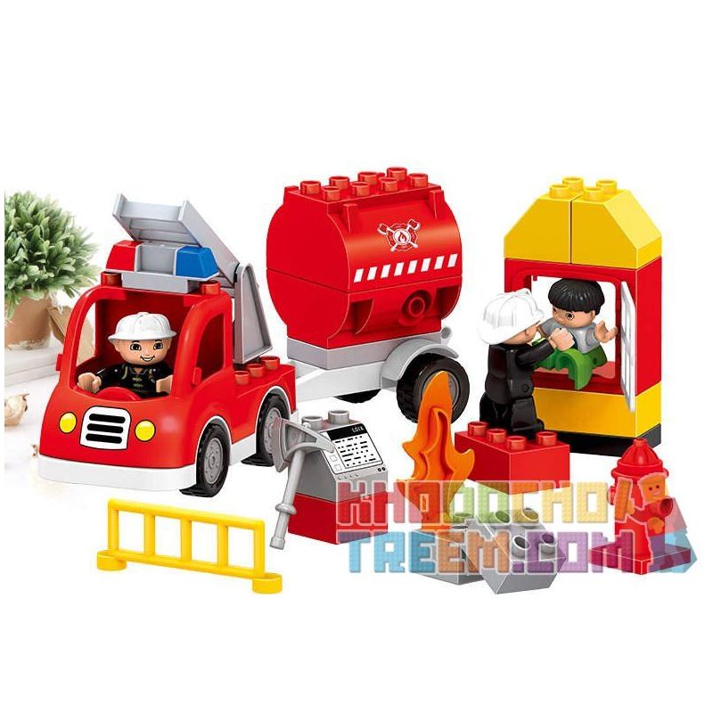 HUIMEI STAR CITY XING DOU CHENG HM067 Xếp hình kiểu    Fire Rescue Cứu Hỏa Tòa Nhà 86 khối