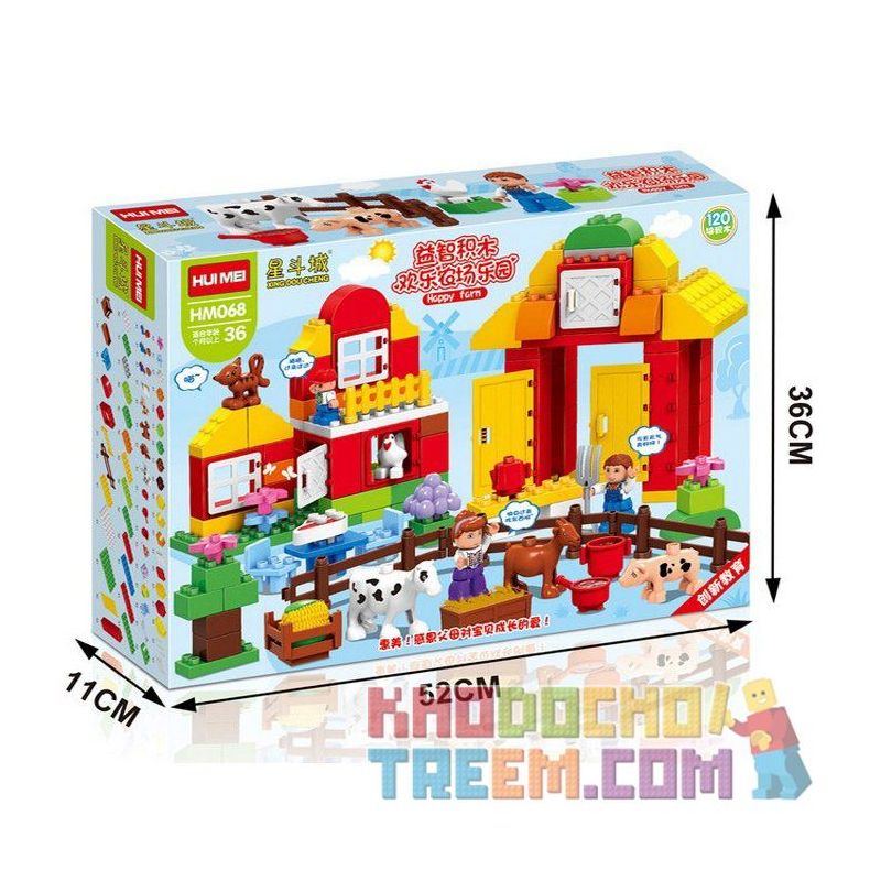 HUIMEI STAR CITY XING DOU CHENG HM068 Xếp hình kiểu    Small Farm Nông Trại Nhỏ 120 khối