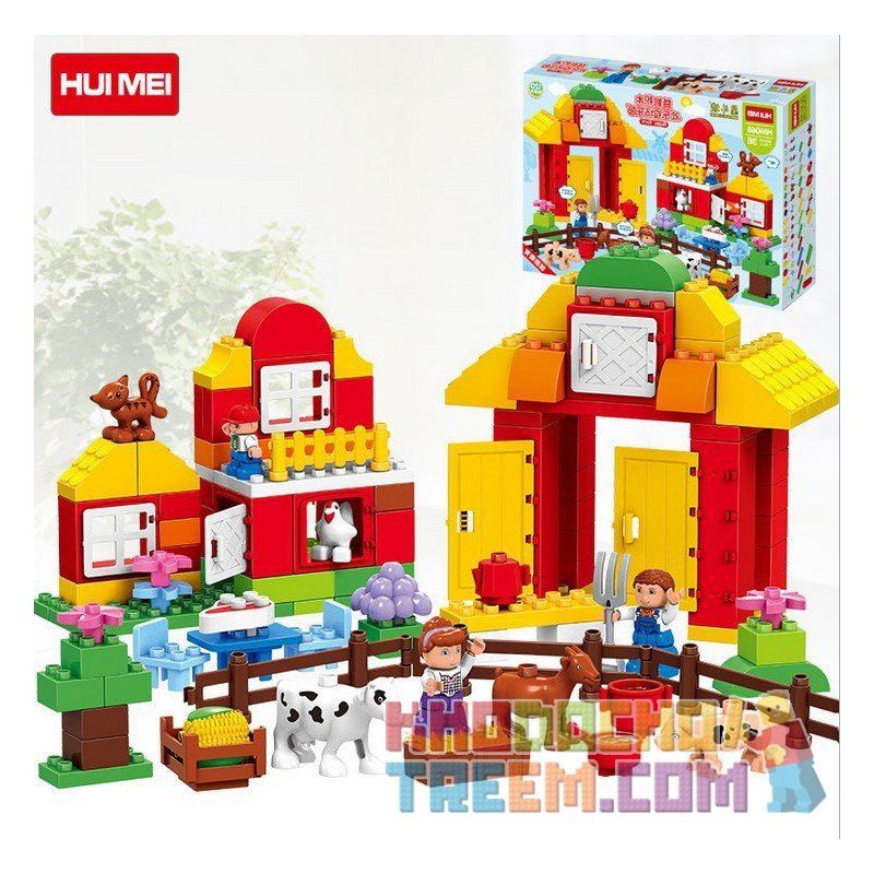 HUIMEI STAR CITY XING DOU CHENG HM068 Xếp hình kiểu    Small Farm Nông Trại Nhỏ 120 khối