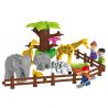 HUIMEI STAR CITY XING DOU CHENG HM071 Xếp hình kiểu    Wildlife Paradise Vườn Thú Bán Tự Nhiên 158 khối