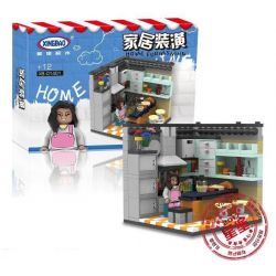 XINGBAO XB non  6 CĂN PHÒNG SINH HOẠT bộ đồ chơi xếp lắp ráp ghép mô hình Creator HOME FURNISHING Sáng Tạo 2116 khối XINGBAO XB non  6 CĂN PHÒNG SINH HOẠT bộ đồ chơi xếp lắp ráp ghép mô hình Creator HOME FURNISHING Sáng Tạo 2116 khối