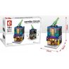 SEMBO SD6021 6021 SD6018 6018 SD6020 6020 601513 non  THÀNH PHỐ THƯƠNG MẠI TRÊN NHỎ bộ đồ chơi xếp lắp ráp ghép mô hình Mini Modular HOLIDAY STREET KARAOKE TV Đường Phố Thu Nhỏ 180 khối