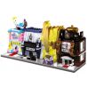 SEMBO SD6034 6034 SD6035 6035 SD6036 6036 SD6037 6037 non  CỬA HÀNG ĐỒ SƠ SINH THỜI TRANG CAO CẤP NƯỚC HOA QUÁN LẨU bộ đồ chơi xếp lắp ráp ghép mô hình Mini Modular SEMBO BLOCK Đường Phố Thu Nhỏ 154 khối