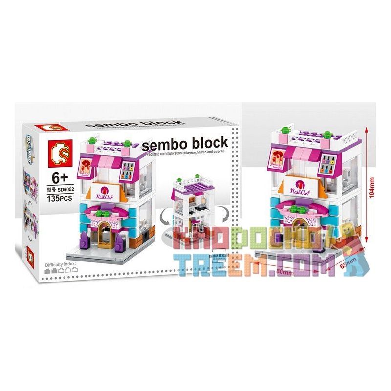 SEMBO SD6050 6050 601520 SD6051 6051 601521 SD6052 6052 601522 SD6053 6053 601523 non  CỬA HÀNG BỎNG NGÔ ĐIỆN THOẠI LÀM MÓNG GIẢI KHÁT bộ đồ chơi xếp lắp ráp ghép mô hình Mini Modular HOLIDAY STREET POPCORN SHOP SEMBO BLOCK HAUWEI NAIL SALON DRINKS Đường Phố Thu Nhỏ 135 khối