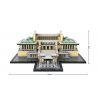 LOZ 1017 Xếp hình kiểu Nanoblock LOZ ELECTRIC AMUSEMENT PARK Imperial Hotel Khách Sạn Hoàng Gia 1187 khối