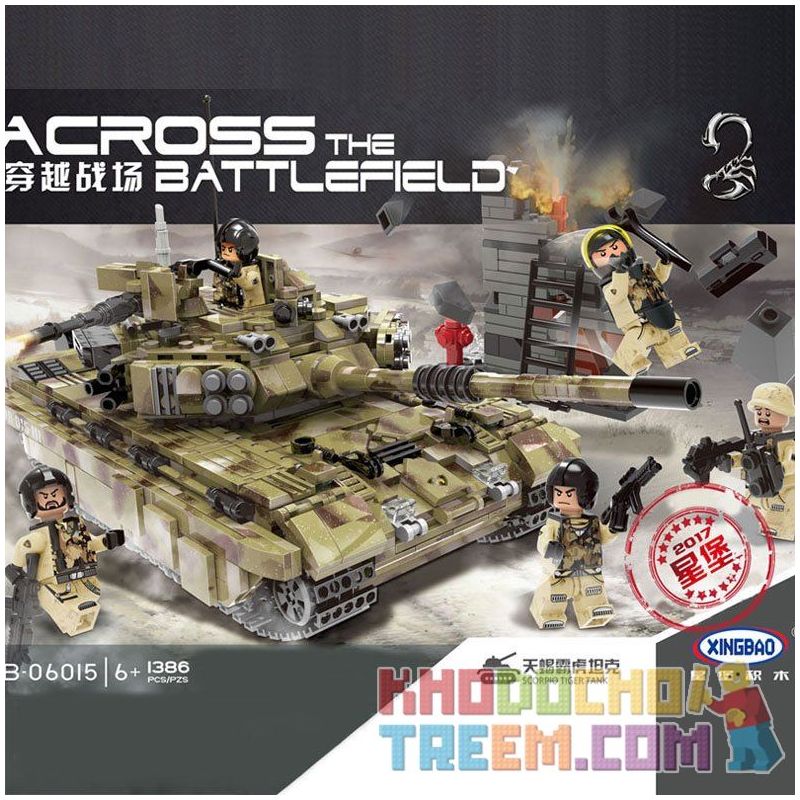 XINGBAO XB-06015 06015 XB06015 non  BỘ XE TĂNG TIGER SCORPIO bộ đồ chơi xếp lắp ráp ghép mô hình Across The Battlefield ACROSS THE BATTLEFIELD SCORPIO TIGER TANK Băng Qua Chiến Trường 1386 khối XINGBAO XB-06015 06015 XB06015 non  BỘ XE TĂNG TIGER SCORPIO bộ đồ chơi xếp lắp ráp ghép mô hình Across The Battlefield ACROSS THE BATTLEFIELD SCORPIO TIGER TANK Băng Qua Chiến Trường 1386 khối