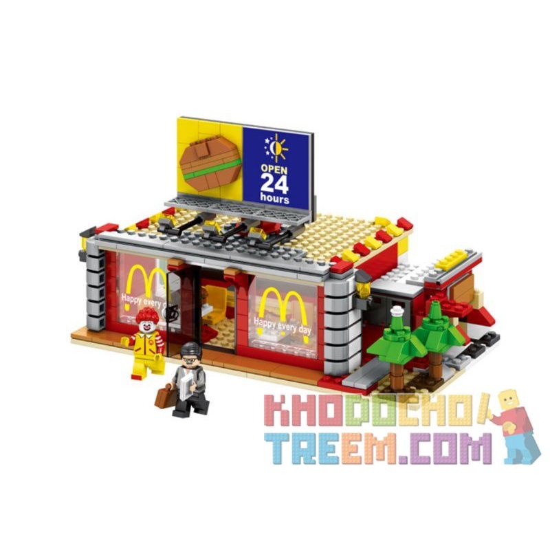 SEMBO SD6901 6901 non  QUÁN ĂN NHANH bộ đồ chơi xếp lắp ráp ghép mô hình Modular Buildings SEMBO BLOCK Mô Hình Nhà Cửa 1729 khối SEMBO SD6901 6901 non  QUÁN ĂN NHANH bộ đồ chơi xếp lắp ráp ghép mô hình Modular Buildings SEMBO BLOCK Mô Hình Nhà Cửa 1729 khối