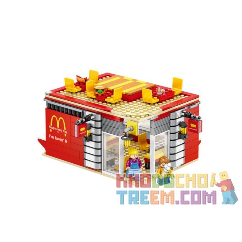 SEMBO SD6901 6901 non  QUÁN ĂN NHANH bộ đồ chơi xếp lắp ráp ghép mô hình Modular Buildings SEMBO BLOCK Mô Hình Nhà Cửa 1729 khối SEMBO SD6901 6901 non  QUÁN ĂN NHANH bộ đồ chơi xếp lắp ráp ghép mô hình Modular Buildings SEMBO BLOCK Mô Hình Nhà Cửa 1729 khối