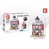 SEMBO WEKKI VIGGI SD6500 6500 SD6501 6501 SD6502 6502 SD6503 6503 non  TIỆM HỚT TÓC SỞ CỨU HỎA GÓC WALMART KHÁCH SẠN HOLIDAY bộ đồ chơi xếp lắp ráp ghép mô hình Mini Modular SEMBO BLOCK Đường Phố Thu Nhỏ 294 khối