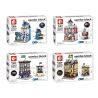SEMBO WEKKI VIGGI SD6500 6500 SD6501 6501 SD6502 6502 SD6503 6503 non  TIỆM HỚT TÓC SỞ CỨU HỎA GÓC WALMART KHÁCH SẠN HOLIDAY bộ đồ chơi xếp lắp ráp ghép mô hình Mini Modular SEMBO BLOCK Đường Phố Thu Nhỏ 294 khối