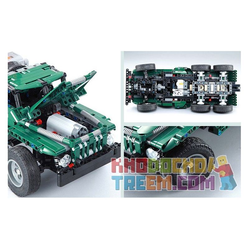 DOUBLEE CADA C61002 61002 non  XẾP HÌNH PHÁO PHẢN LỰC CỦA NGA tỷ lệ 1:20 bộ đồ chơi xếp lắp ráp ghép mô hình  BM-21 COMBAT VEHICLE Kỹ Thuật Công Nghệ Cao Mô Hình Phương Tiện 1369 khối