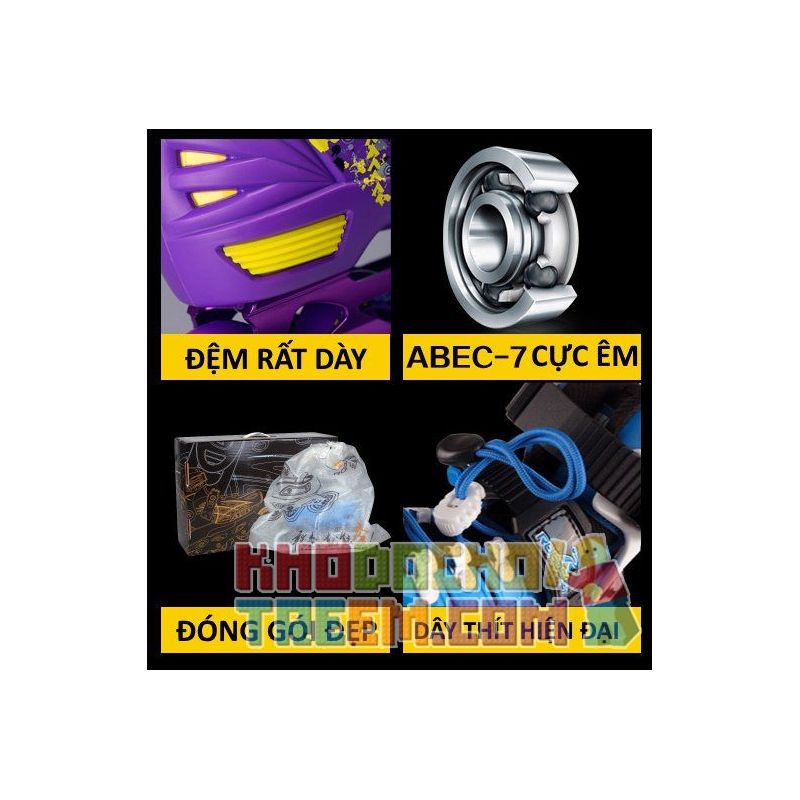 Roadshow RX1S Bộ giầy patin ABEC-7 có phanh đồ bảo hộ túi đựng cốc tập xách giầy