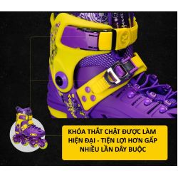 Roadshow RX1S Bộ giầy patin ABEC-7 có phanh đồ bảo hộ túi đựng cốc tập xách giầy
