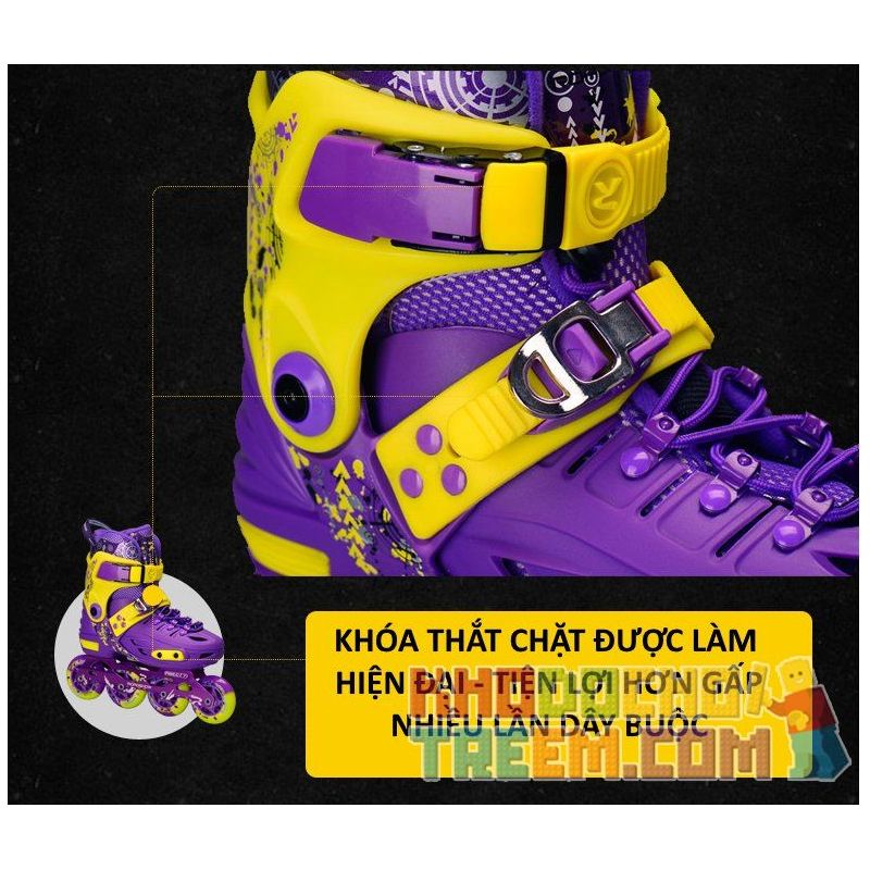 Roadshow RX1S Bộ giầy patin ABEC-7 có phanh đồ bảo hộ túi đựng cốc tập xách giầy