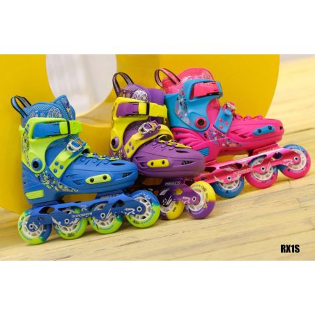 Roadshow RX1S Bộ giầy patin ABEC-7 có phanh đồ bảo hộ túi đựng cốc tập xách giầy