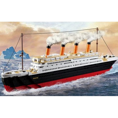SLUBAN M38-B0577 B0577 0577 M38B0577 38-B0577 SUSENGO 0577 non  TÀU TITANIC bộ đồ chơi xếp lắp ráp ghép mô hình Creator Sáng Tạo 1021 khối