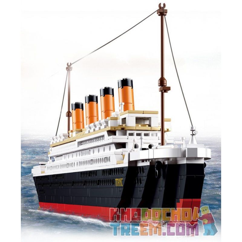 SLUBAN M38-B0577 B0577 0577 M38B0577 38-B0577 SUSENGO 0577 non  TÀU TITANIC bộ đồ chơi xếp lắp ráp ghép mô hình Creator Sáng Tạo 1021 khối