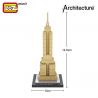 LOZ 1002 Xếp hình kiểu Nanoblock ARCHITECTURE Empire State Quốc Gia đế Quốc 77 khối